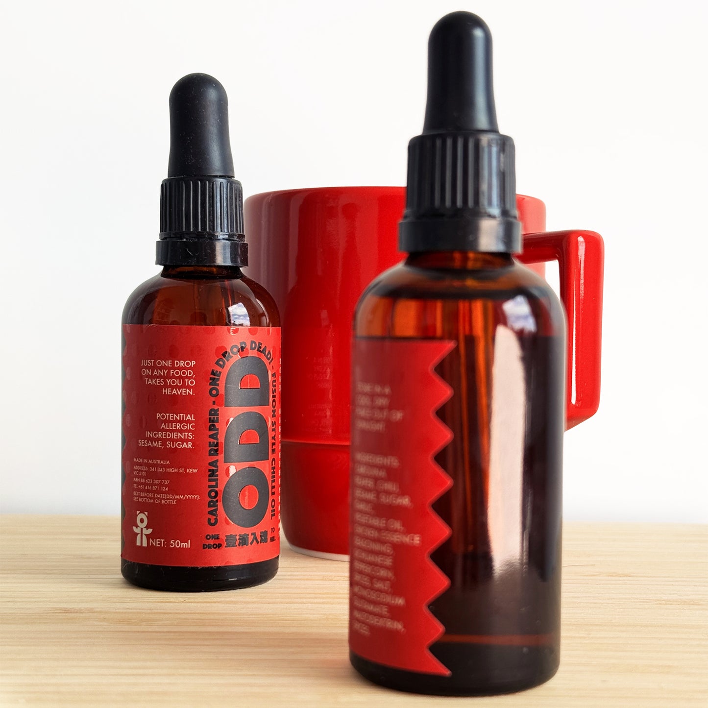 ODD - One Drop Dead | Carolina Reaper Chilli Oil | Melbourne Made